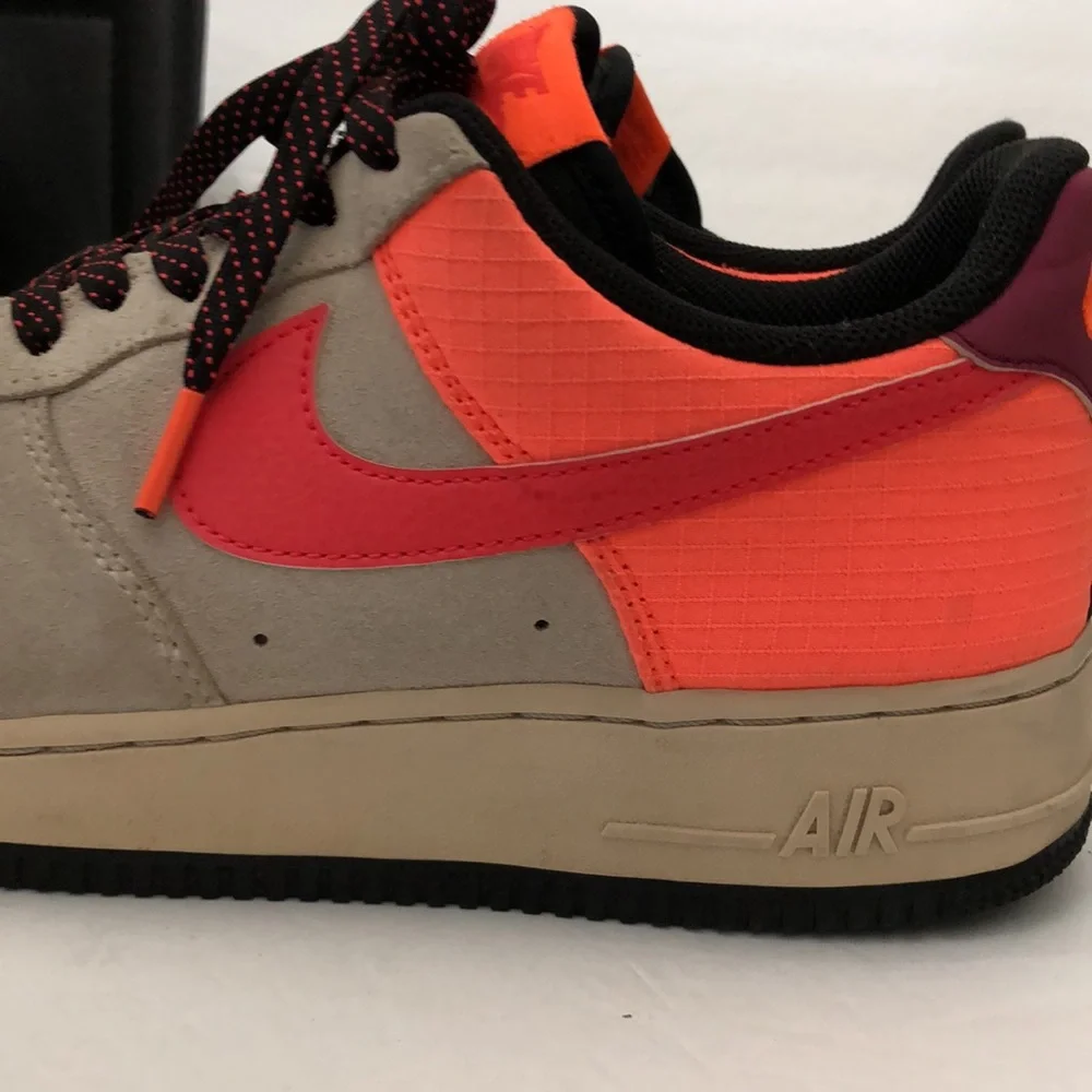 NIKE AIR FORCE 1 LOW ACG LIGHT OREWOOD BROWN RUNNING SNEAKERS MENS SIZE 9.5